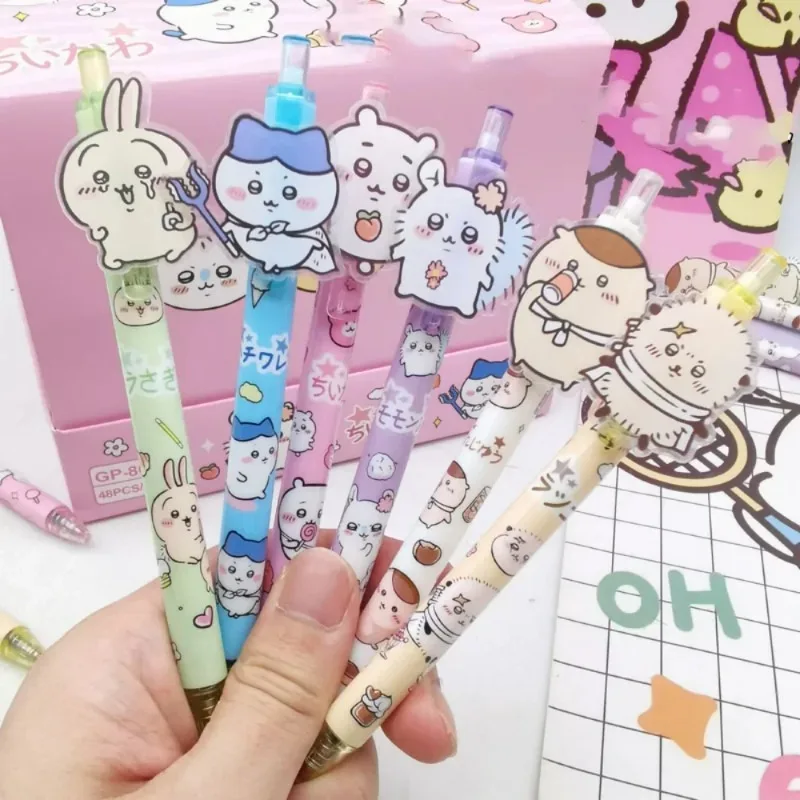 Stationery - Kawaii Chiikawa Gel Pens 0.5mm Black