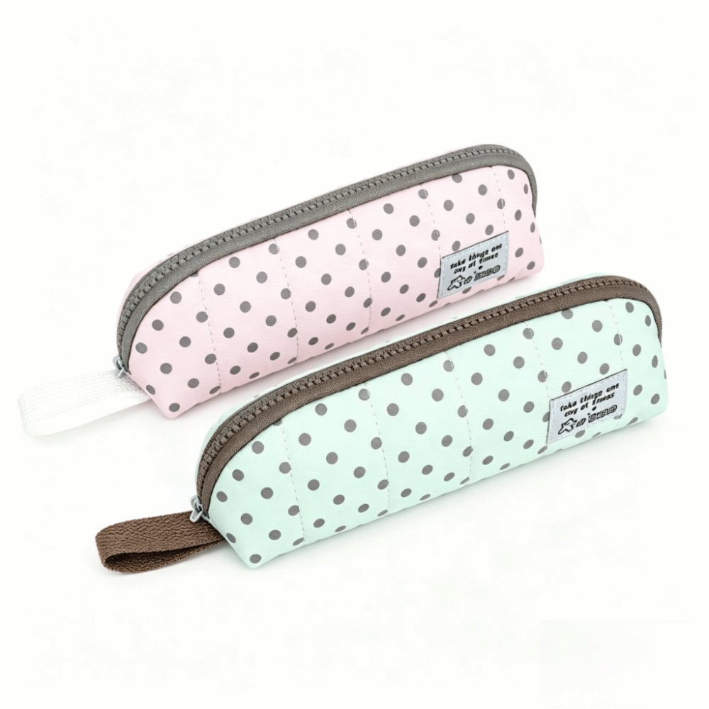 Aesthetic Polka Dot Pencil Cas - огляд і ціна Aesthetic Large Pencil Case Pouch