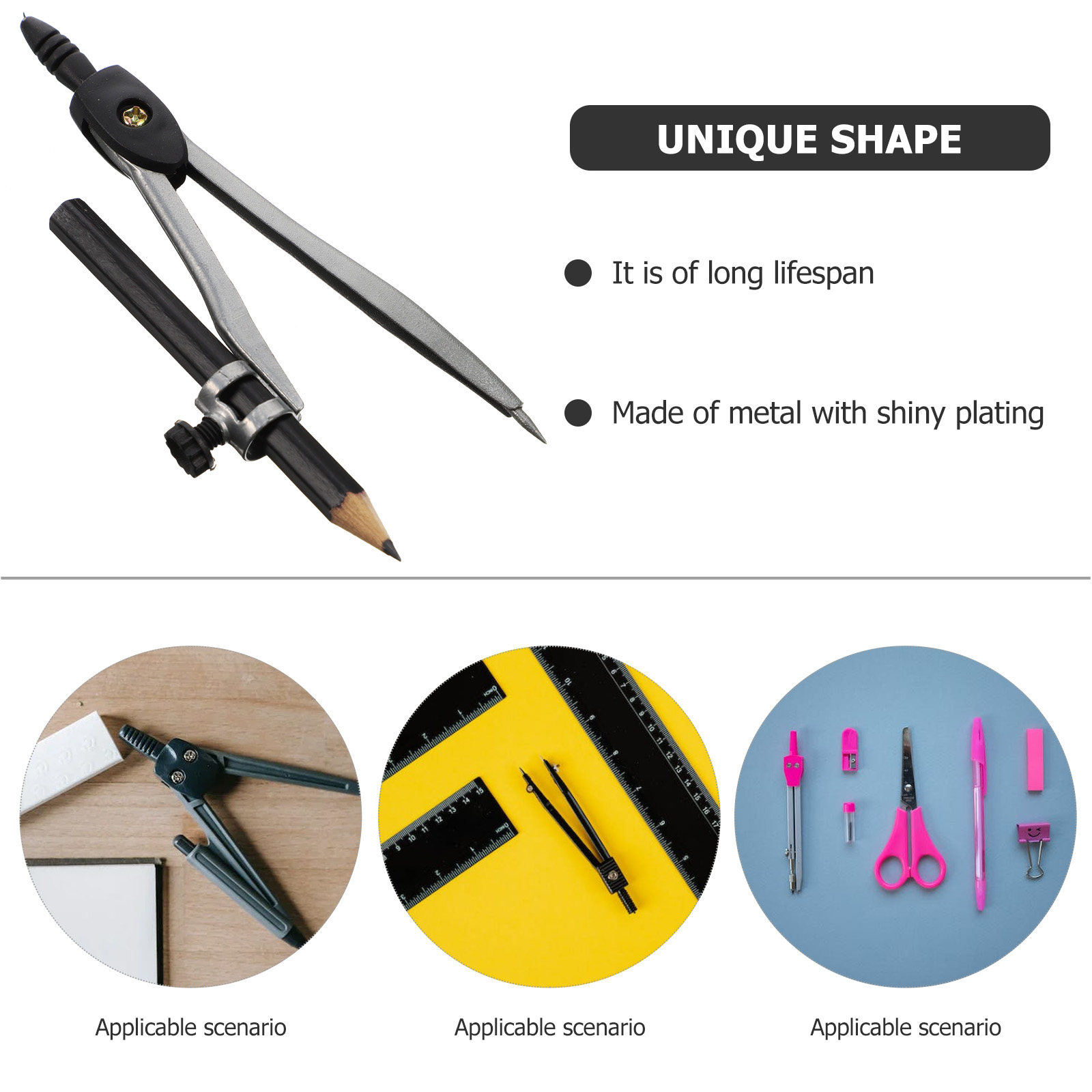 Professional Compass Metal Com - огляд і ціна Math Geometry Set With Compass