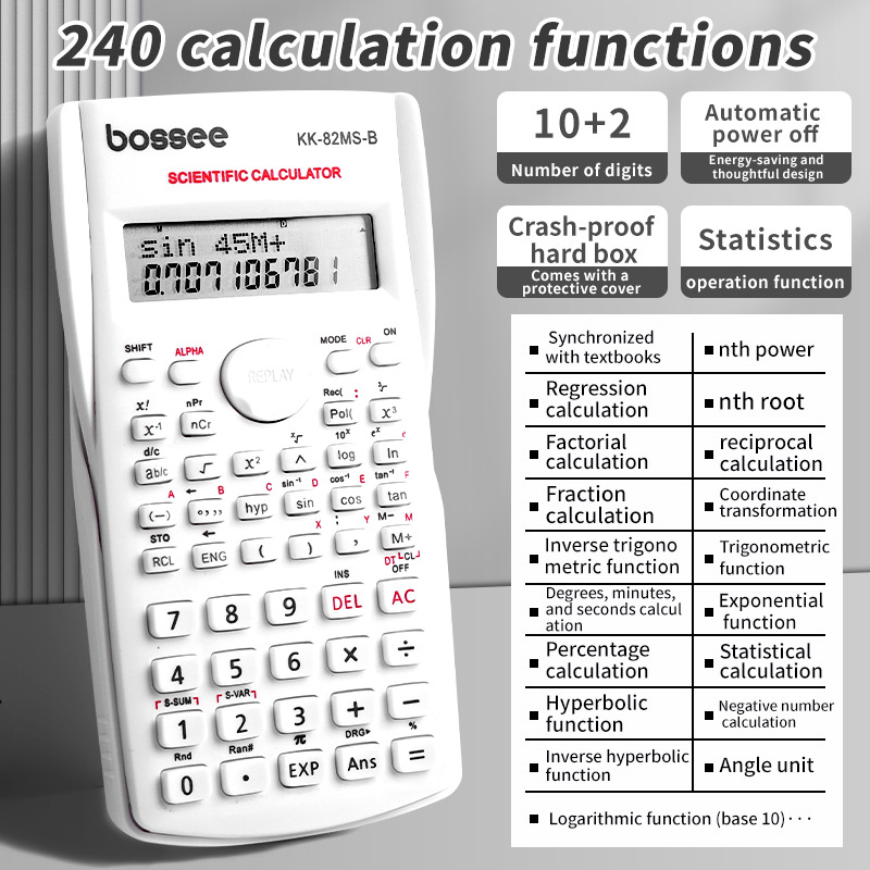 Scientific Calculator 240 Func - огляд і ціна Scientific Calculator For Secondary School