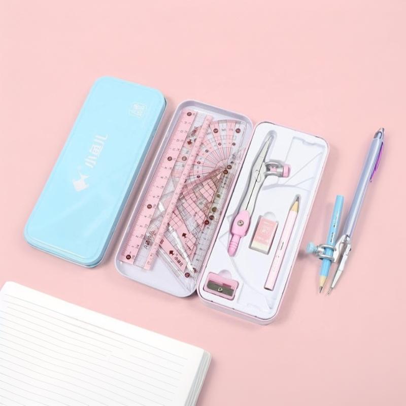 8Pcs/Set Geometry Math Drawing - огляд і ціна Math Geometry Set With Compass
