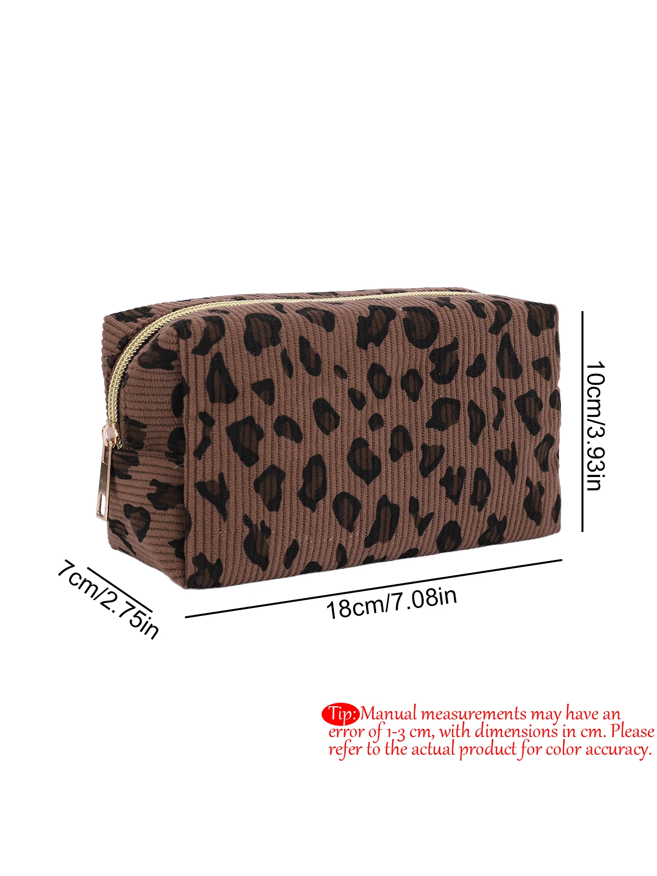 Large Leopard Print Corduroy P - огляд і ціна Aesthetic Large Pencil Case Pouch