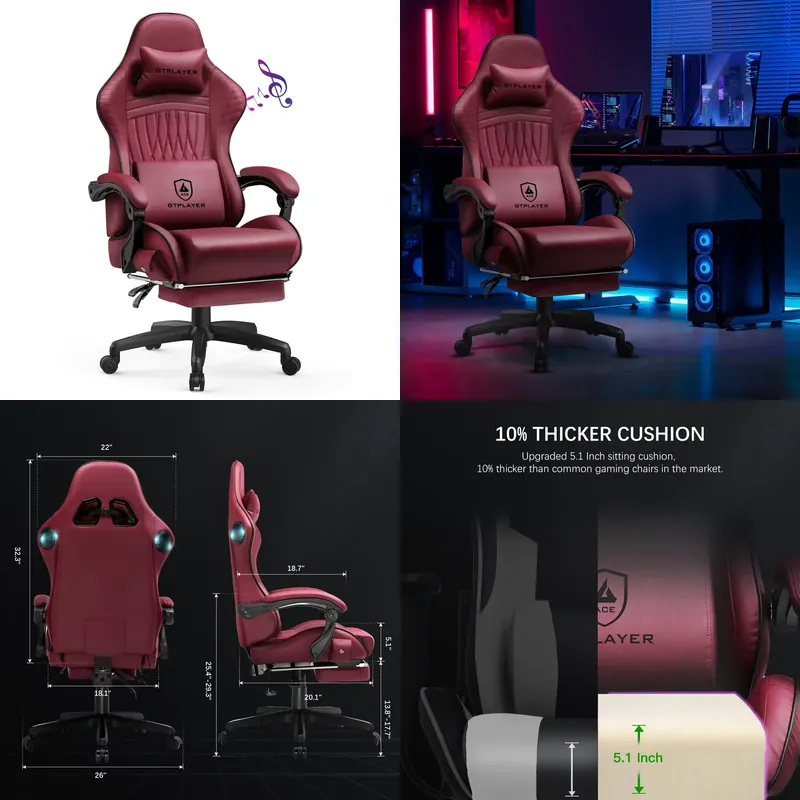 GTPLAYER Gaming Chair with Spe - огляд і ціна Office Furniture