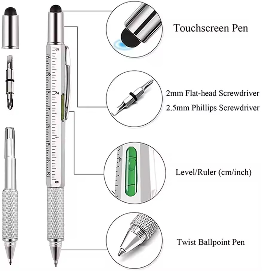 7 in 1 Multifunctional Pen Tou - огляд і ціна Writing Tools