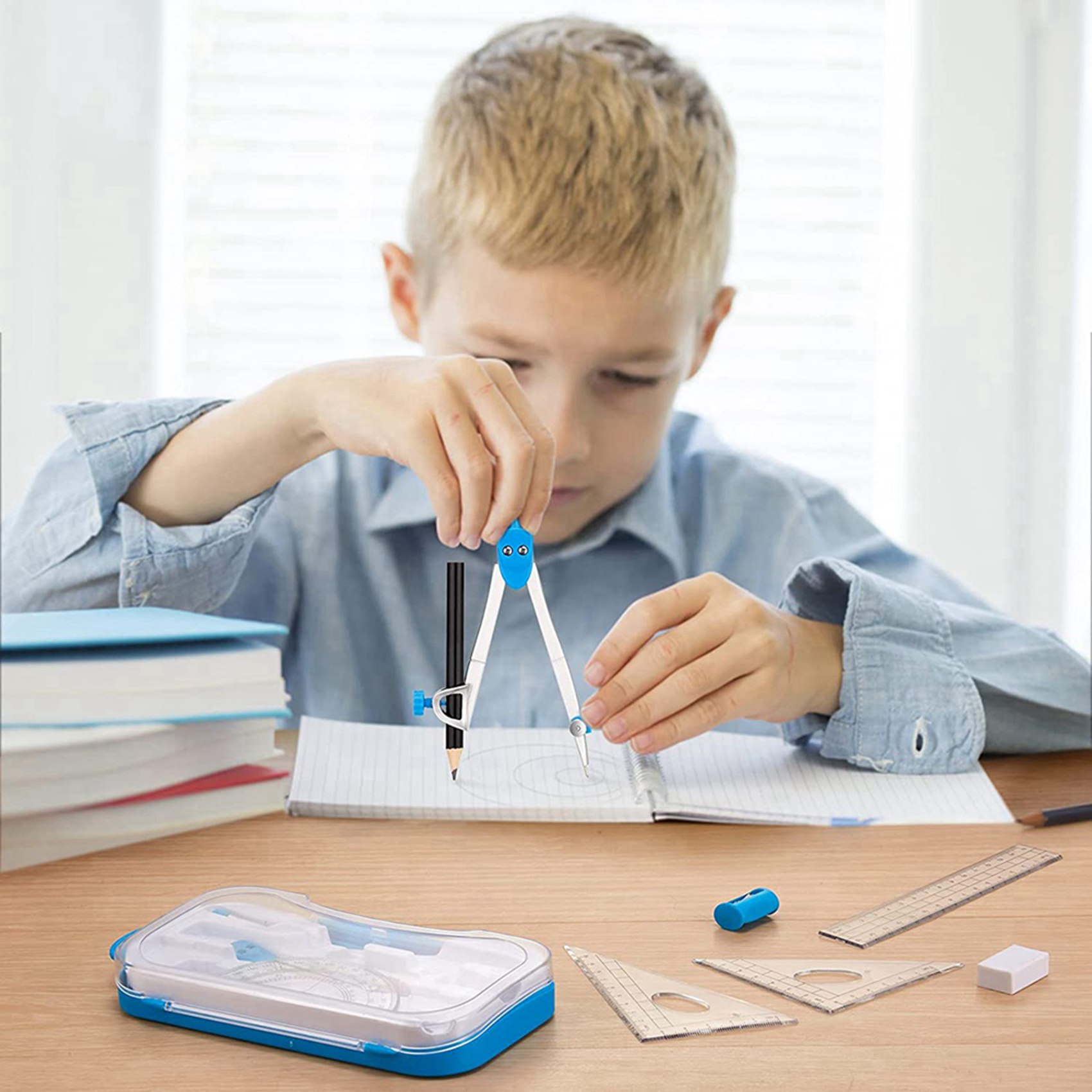 Superior-Geometry Set 20 Pcs M - огляд і ціна Math Geometry Set With Compass